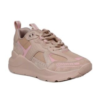 NEW IN BOX BURBERRY LOW TOP SNEAKERS PINK